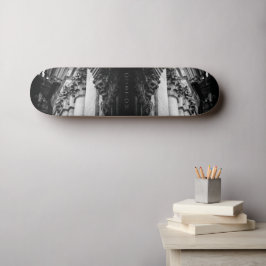 Stone Vingar Skull Mini Skateboard Bräda 18,5 Cm