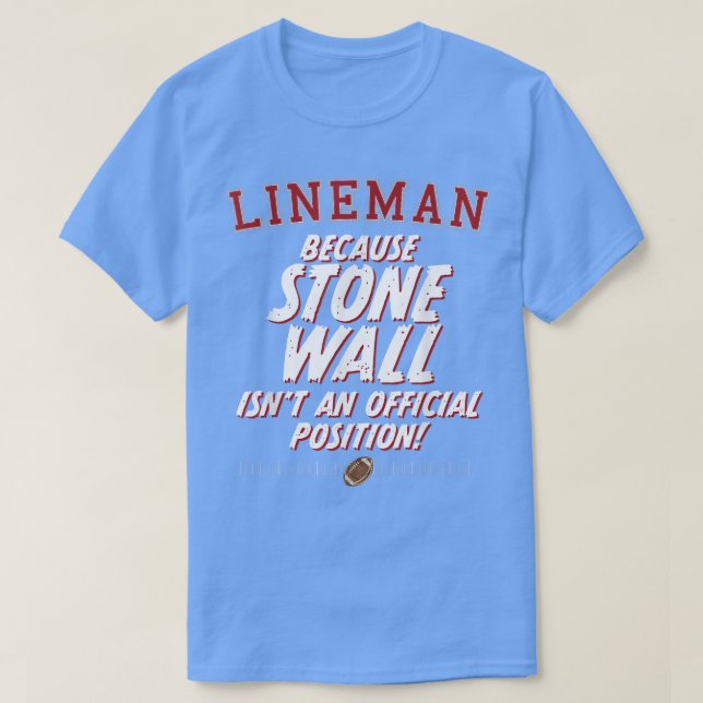 Stone Wall Position (läge för stenvägg), LUNT-fotb T Shirt (Design framsida)