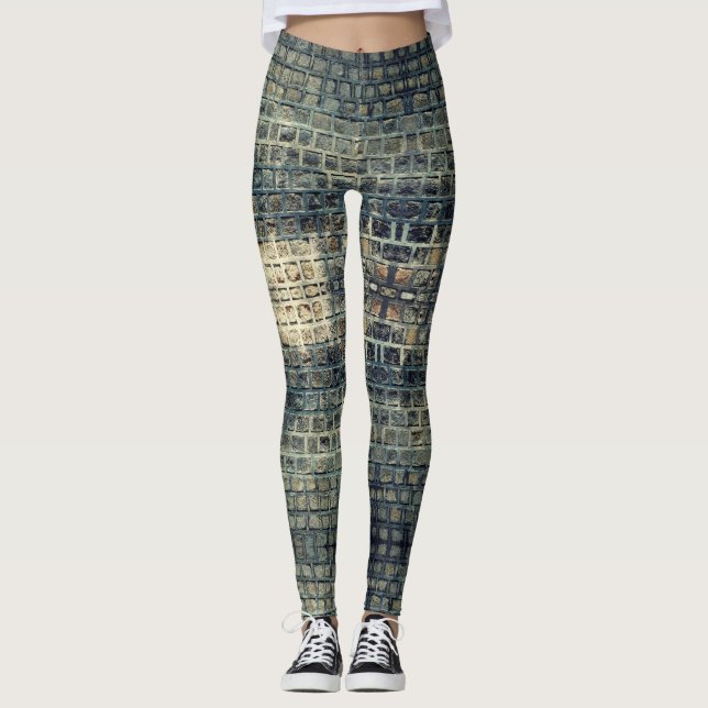 Stone Wall - Power Yoga Leggings (Framsida)