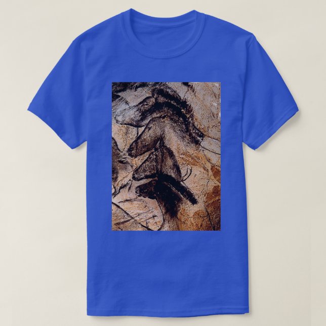 Stoneage Cave Paintings Chauvet Frankrike T Shirt (Design framsida)