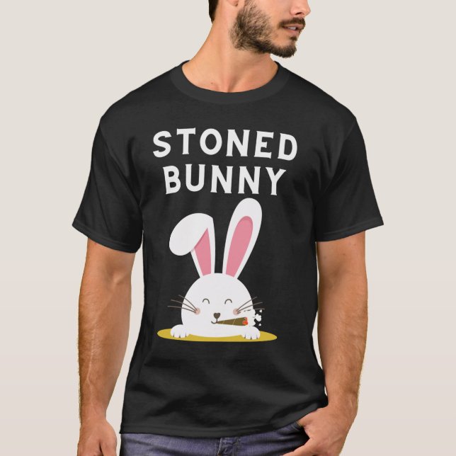 STONED    BUNNYEASTER STONER Smart STO lyckades T Shirt (Framsida)