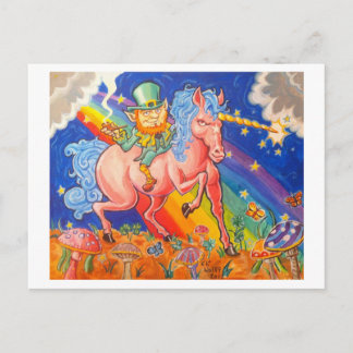 Stoned Leprachaun Vykort