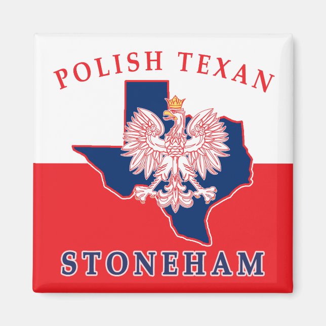 Stoneham polska Texan Magnet (Framsidan)