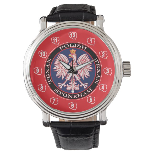 Stoneham Round Poland Texan Armbandsur (Framsida)