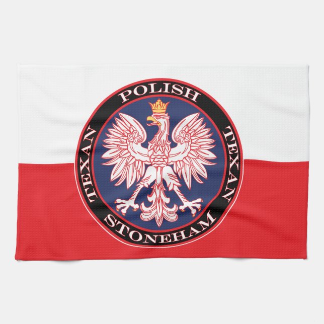 Stoneham Round Poland Texan Kökshandduk (Horisontell)