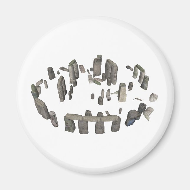 Stonehenge: 3D-modell: Magnet (Framsidan)