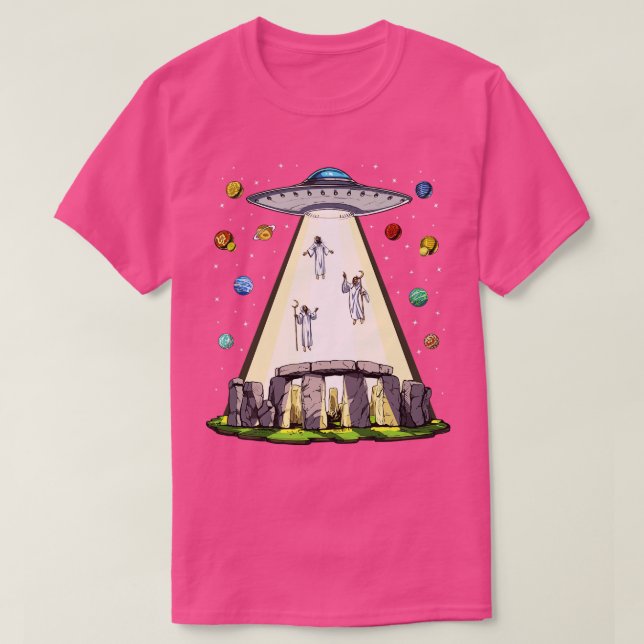 Stonehenge Abduction T Shirt (Design framsida)