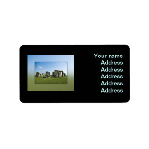 Stonehenge Adressetikett