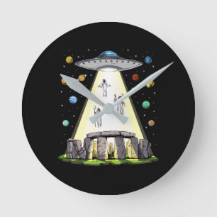 Stonehenge Alien Abduction Rund Klocka