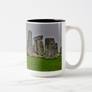 Stonehenge Ancient Historic Site of Power Två-Tonad Mugg