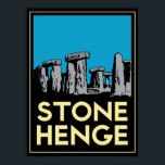 Stonehenge art deco-reseaffisch poster<br><div class="desc">Stonehenge</div>
