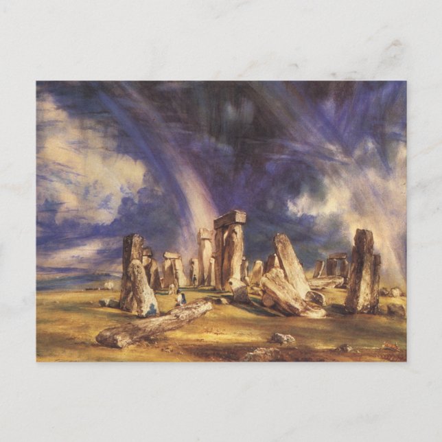 Stonehenge - av: John Constable Vykort (Framsida)