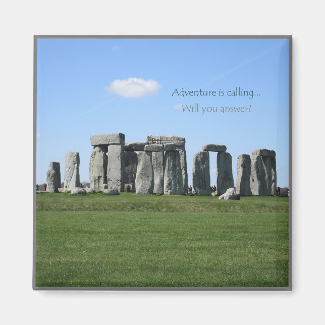 Stonehenge Äventyr Magnet (Framsidan)