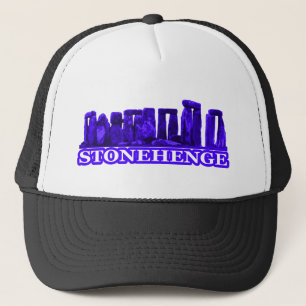 Stonehenge Blue-transp MUSEUM Zazzle-gåvor Truckerkeps