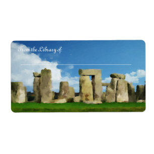 Stonehenge Bookplate Fraktsedel