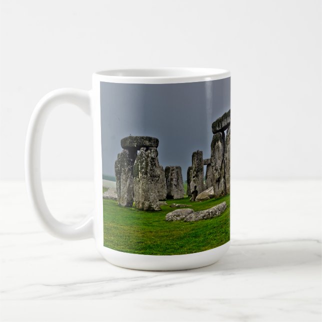 Stonehenge Celtic Stones i Storbritannien Kaffemugg (Vänster)