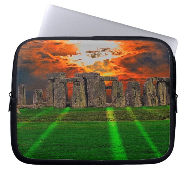 Stonehenge Celtic Stones i Storbritannien Laptop Sleeve (Framsidan)