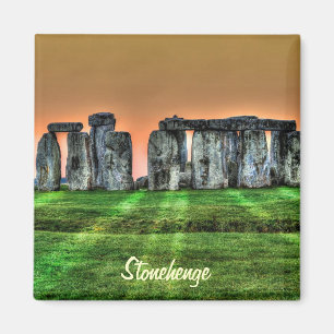 Stonehenge Celtic Stones i Storbritannien Magnet