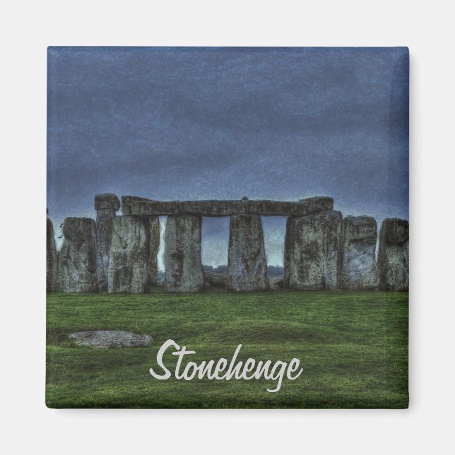 Stonehenge Celtic Stones i Storbritannien Magnet (Framsidan)