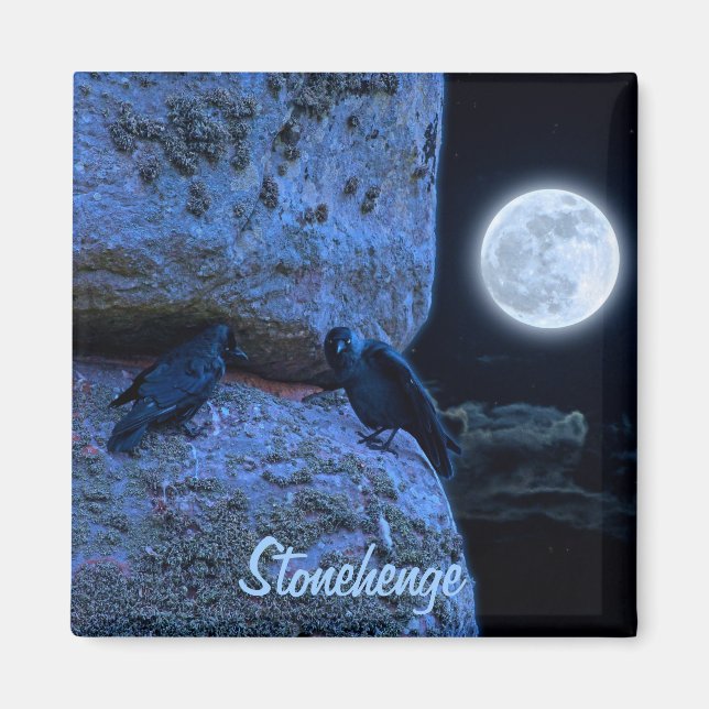 Stonehenge Celtic Stones i Storbritannien Magnet (Framsidan)