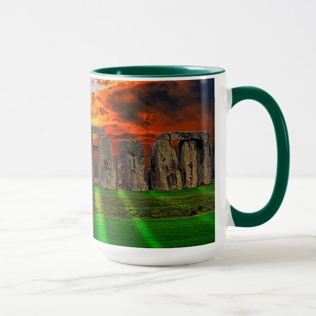 Stonehenge Celtic Stones i Storbritannien Mugg (Höger)