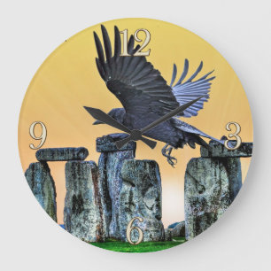 Stonehenge Celtic Stones i Storbritannien Stor Klocka