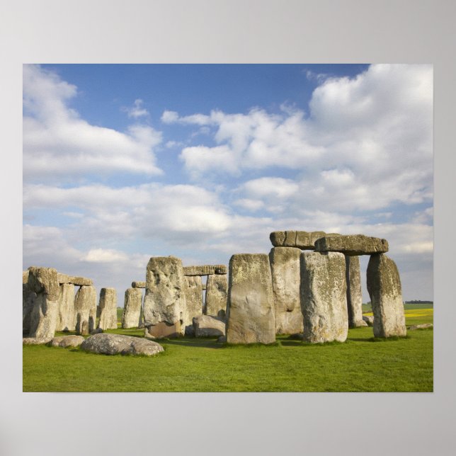 Stonehenge (cirka 2500 BC), UNESCO World 2 Poster (Framsidan)