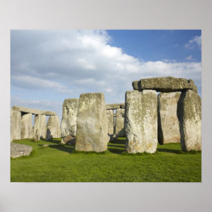 Stonehenge (cirka 2500 BC), UNESCO World 3 Poster