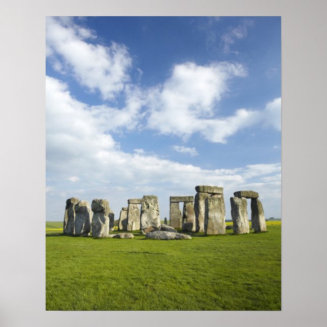Stonehenge (cirka 2500 BC), UNESCO World Poster (Framsidan)