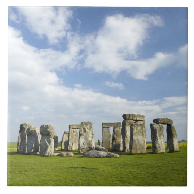 Stonehenge (cirka 2500 f.Kr.), UNESCO Världs Kakelplatta (Framsidan)