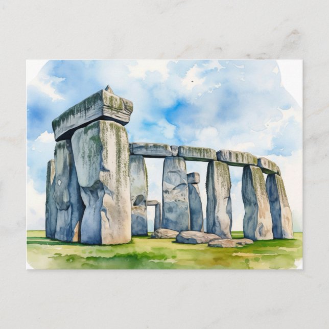 Stonehenge: Det tidlösa vakttornet från svunna tid Vykort (Framsida)