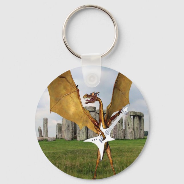 Stonehenge Dragon Nyckelring (Framsida)