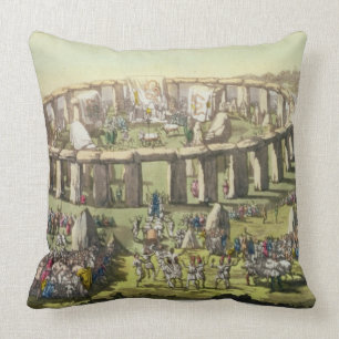 Stonehenge eller ett cirkulärtempel av druidsna, kudde