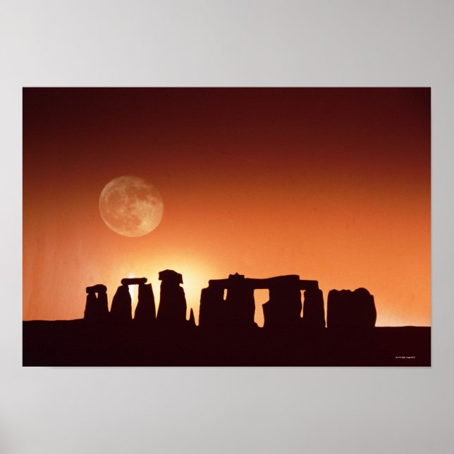 Stonehenge, England 2 Poster (Framsidan)
