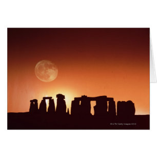 Stonehenge England 3 Hälsningskort