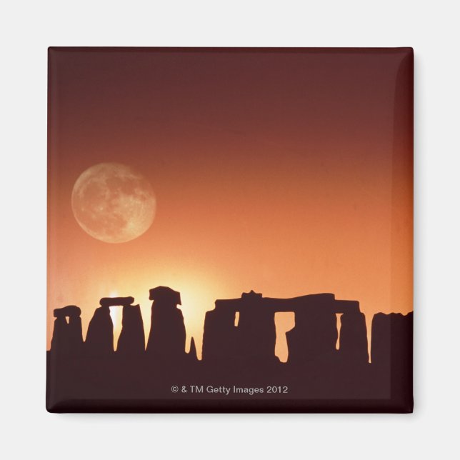 Stonehenge, England 3 Magnet (Framsidan)