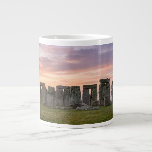 Stonehenge England Forntida stencirkel Jumbo Mugg (Framsidan)