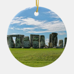 Stonehenge England Julgransprydnad Keramik