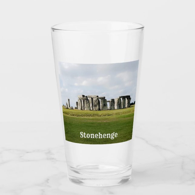 Stonehenge England Souvenir Drinking Glass Glaskopp (Framsida)