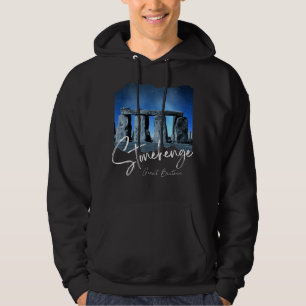 Stonehenge England Souvenir - Stonehenge at Night Hoodie
