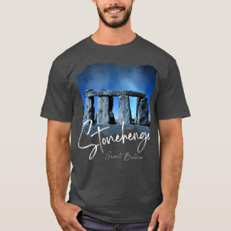 Stonehenge England Souvenir  Stonehenge At Night  T Shirt
