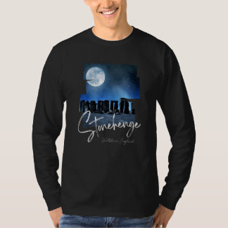 Stonehenge England Souvenir  Stonehenge At Night   T Shirt