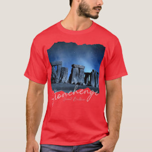 Stonehenge England Souvenir Stonehenge på natten P T Shirt