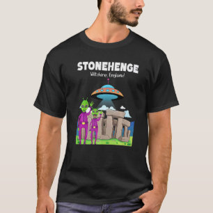 Stonehenge England Souvenir Utomjordingars & Flies T Shirt