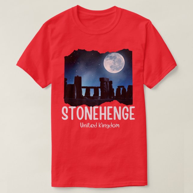 Stonehenge England SouvenirStonehenge på Natten101 T Shirt (Design framsida)