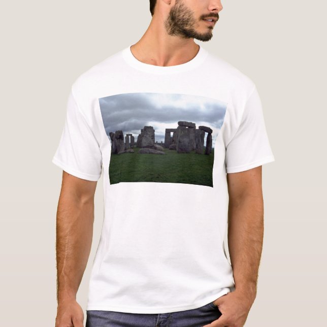 Stonehenge England stenbildande T-shirt (Framsida)