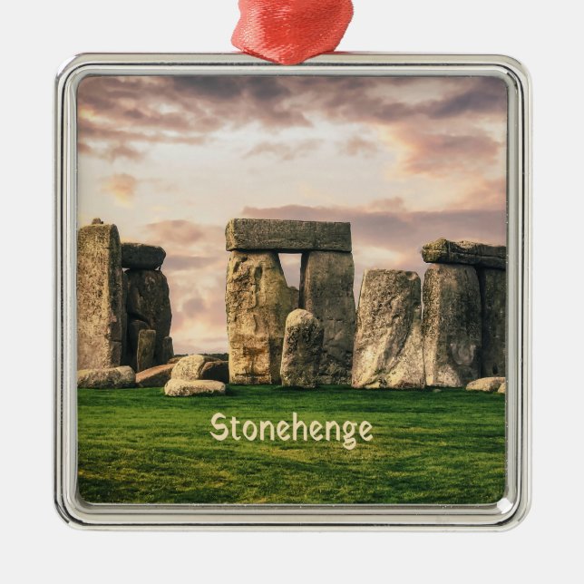 Stonehenge England UK Julgransprydnad Metall (Framsidan)