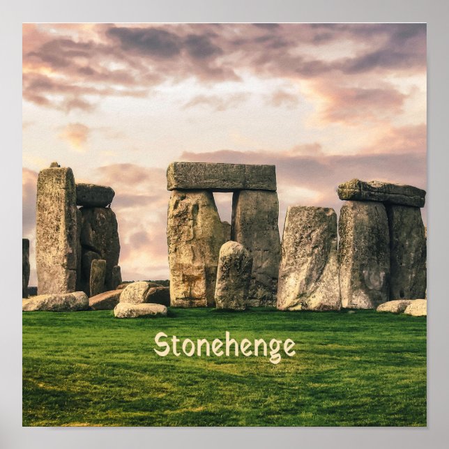 Stonehenge England UK Poster (Framsidan)
