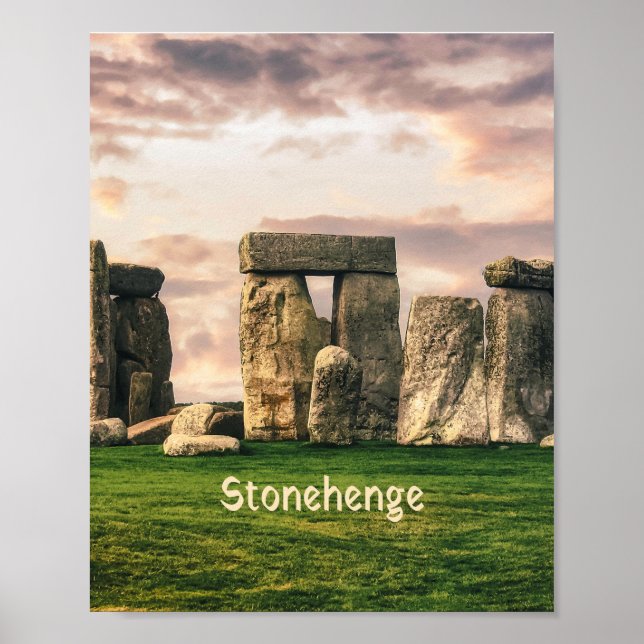 Stonehenge England UK Poster (Framsidan)