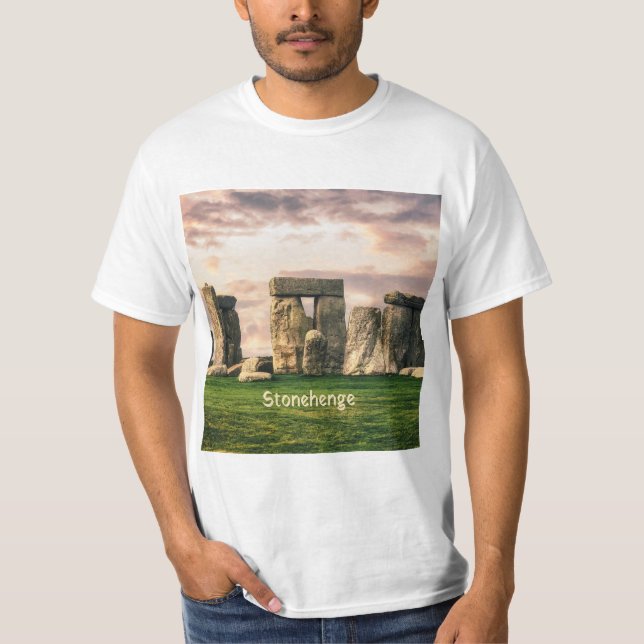 Stonehenge England UK T Shirt (Framsida)